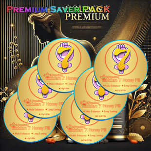 Golden 7 Premium Honey Pill 3500mg|Long Lasting Up to 7 Days Natural Male Performance Support Premium Saver Pack 36 Honey Pills