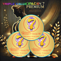 Golden 7 Premium Honey Pill 3500mg|Long Lasting Up to 7 Days Natural Male Performance Support Triple Value Pack 18 Honey Pills